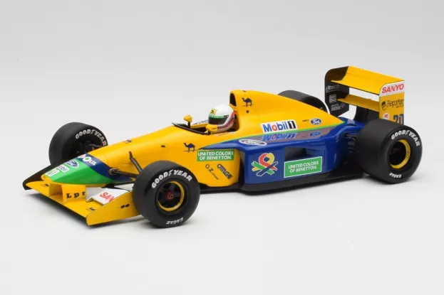 Minichamps Benetton F1 Ford B191 N 19 Season 1991 Michael Schumacher 1:18 100910119